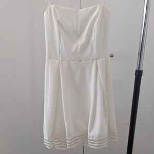 Strapless mini dress